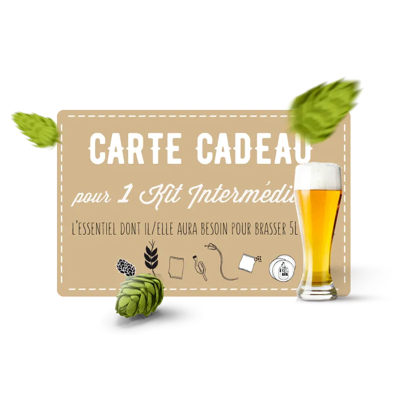 Carte cadeau bière artisanale - Adopte Un Brasseur