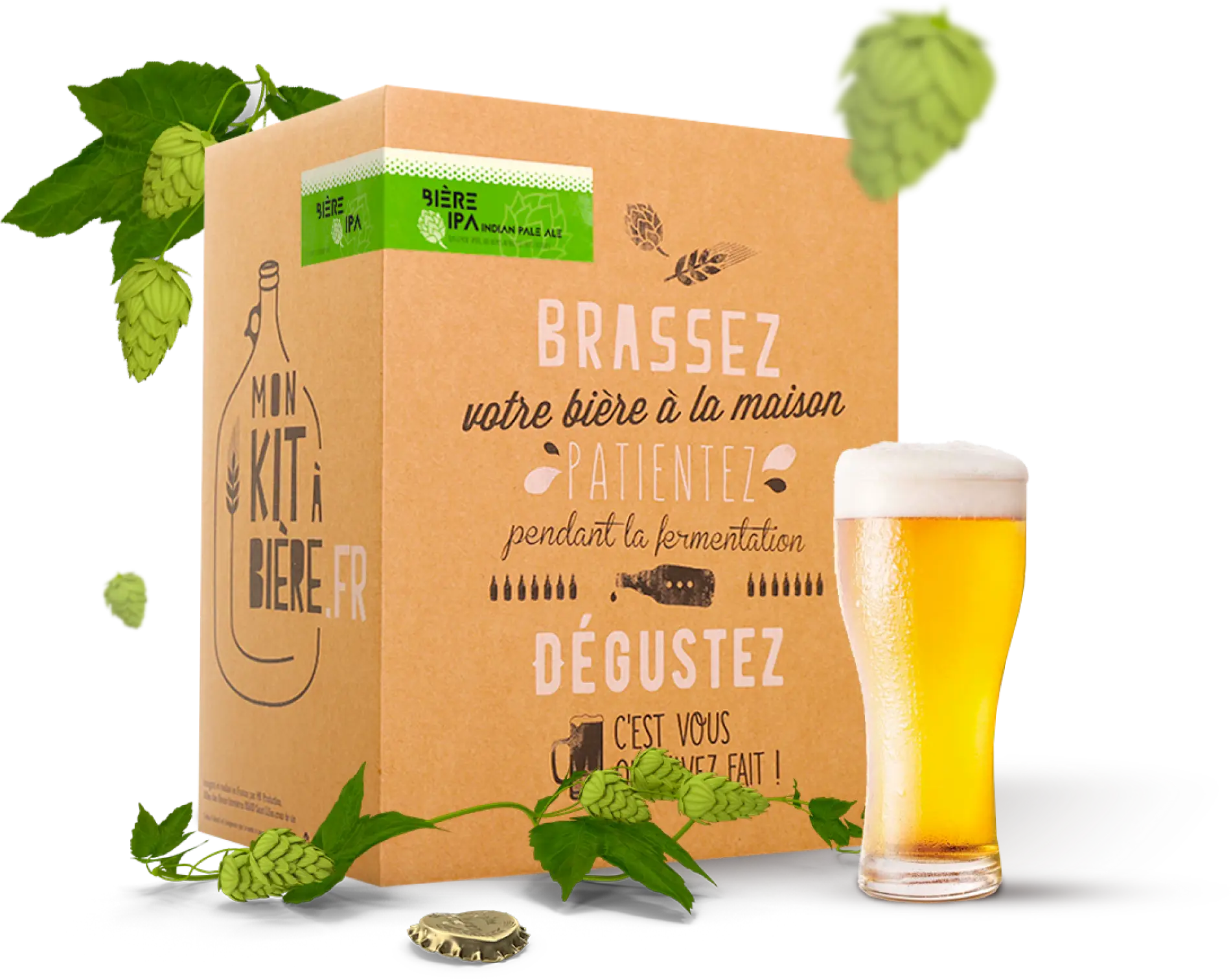 Kit de Brassage, pour Fabriquer sa Bière Maison - HUBY